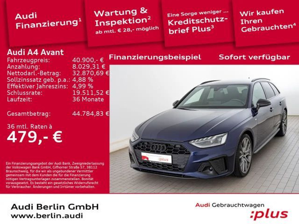 Audi A4 2022 Benzine