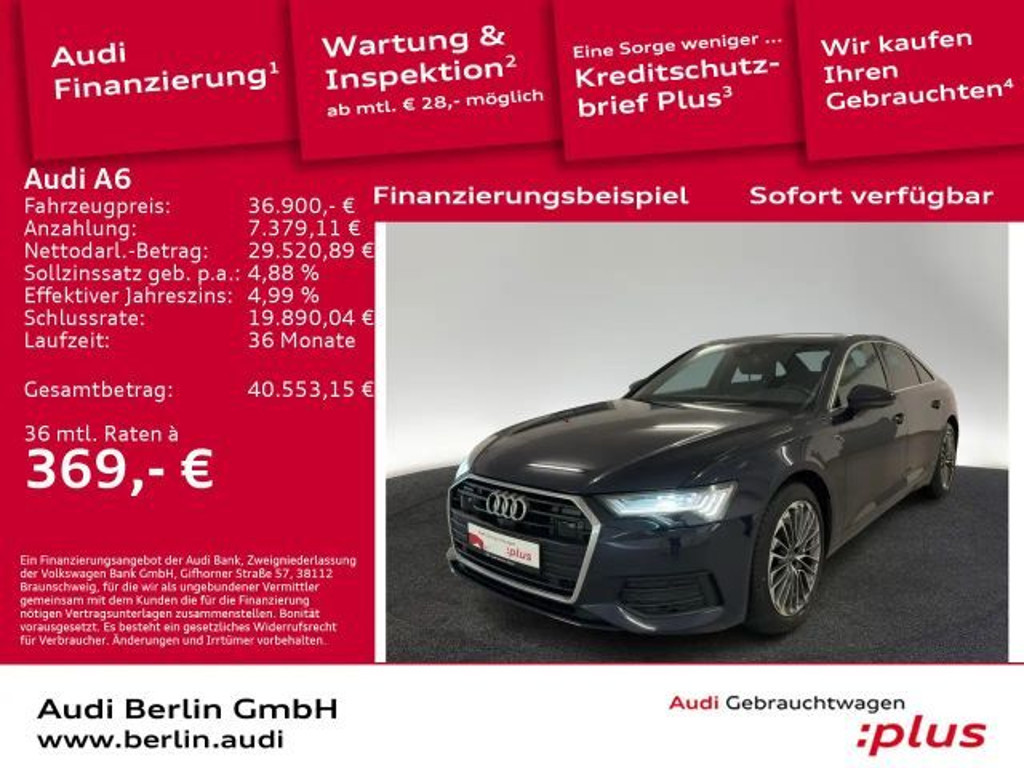 Audi A6 2022 Hybride Benzine