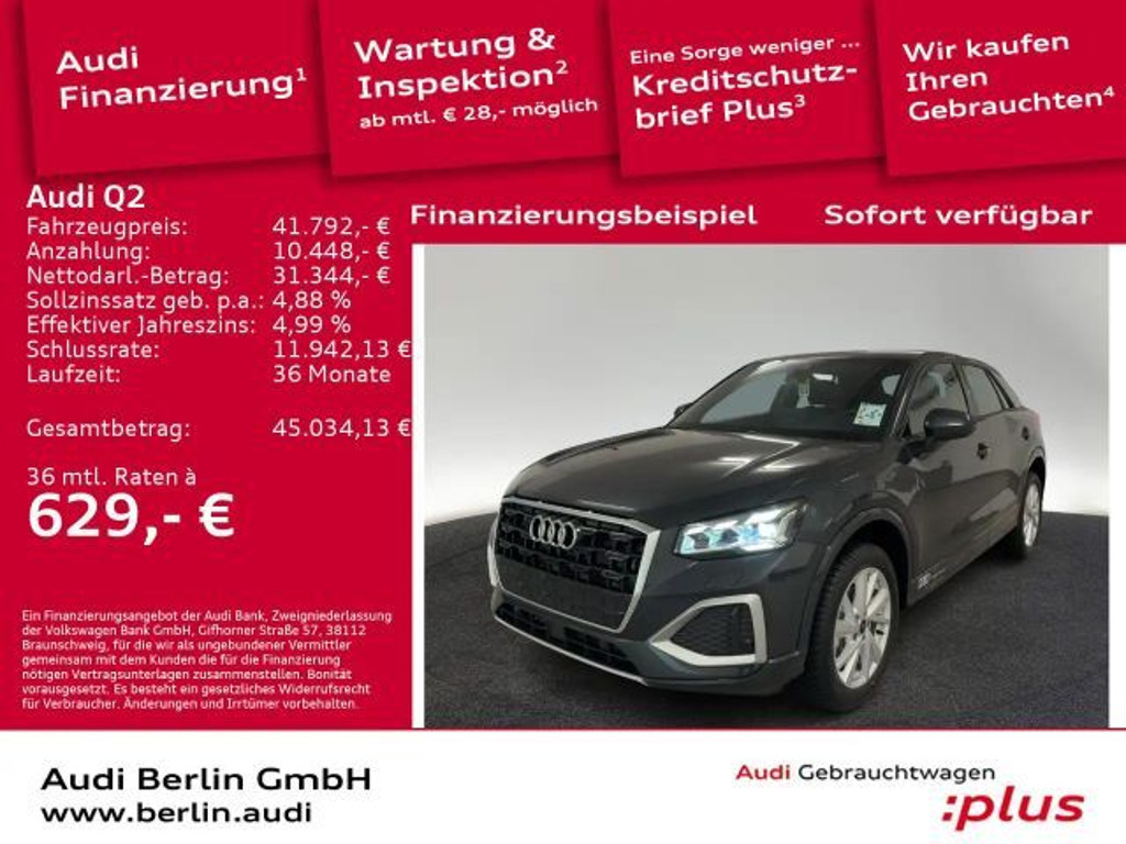 Audi Q2 2025 Benzine