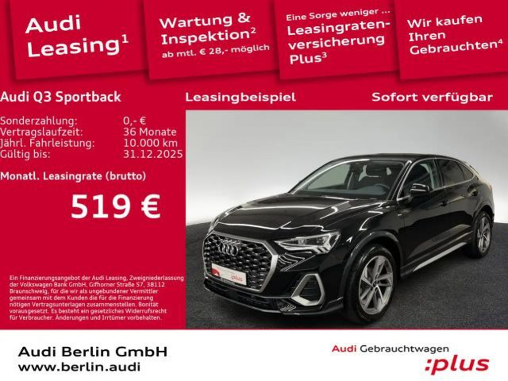 Audi Q3 2025 Benzine