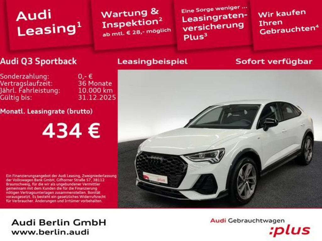 Audi Q3 2025 Benzine