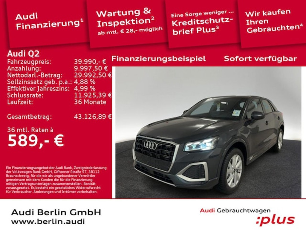 Audi Q2 2025 Benzine
