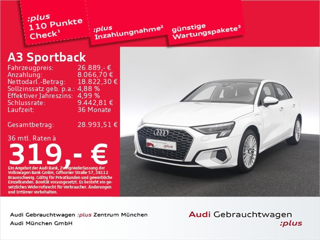 Audi A3 2022 Hybride Benzine