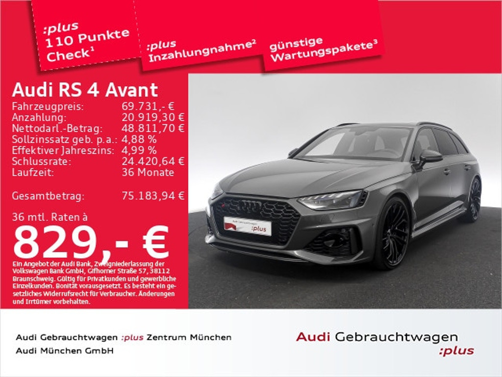 Audi RS4 2022 Benzine