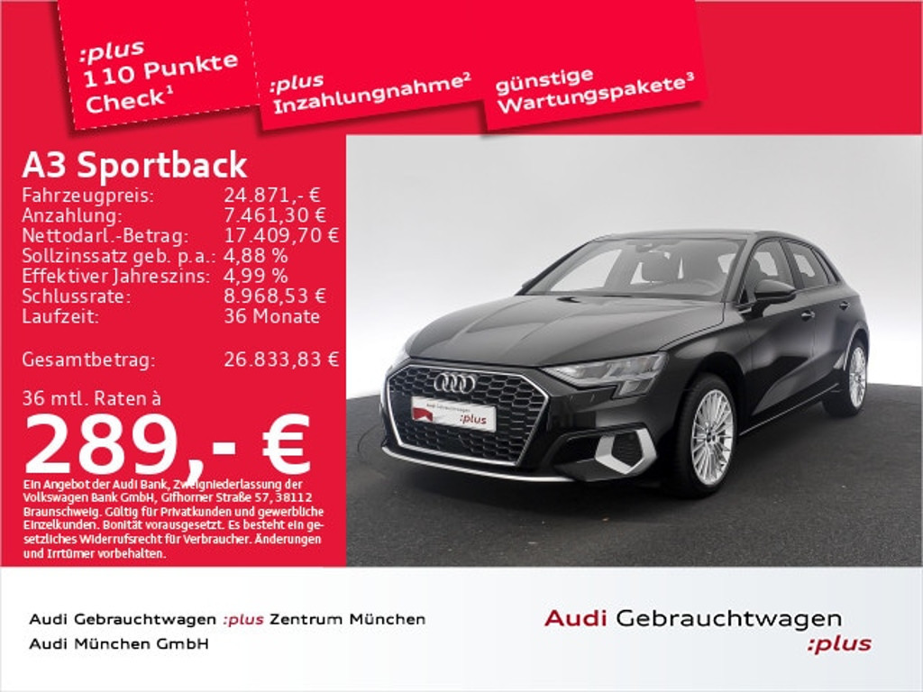 Audi A3 2023 Benzine