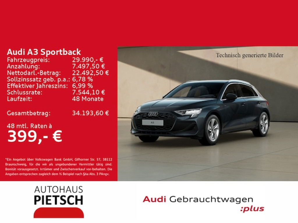 Audi A3 2025 Benzine
