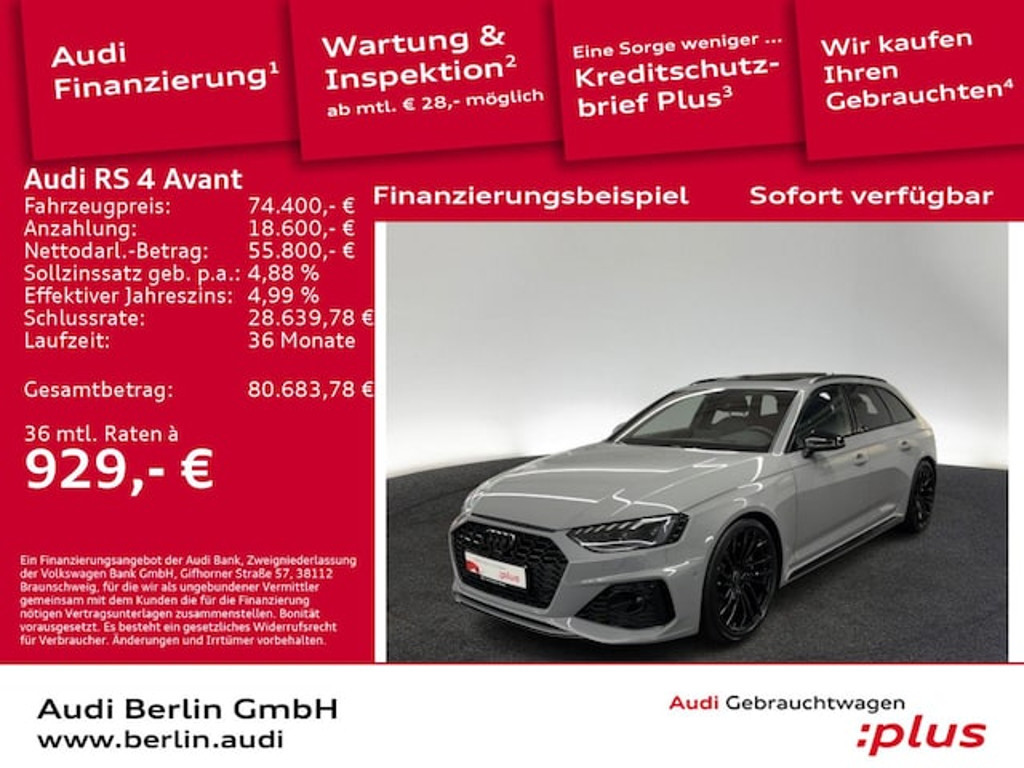 Audi RS4 2023 Benzine