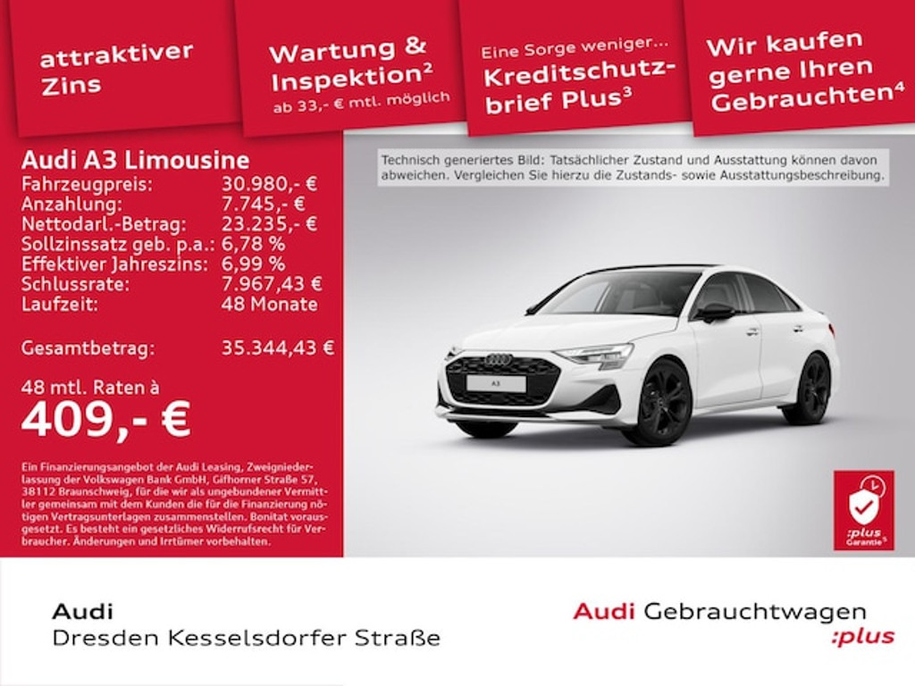 Audi A3 2025 Benzine