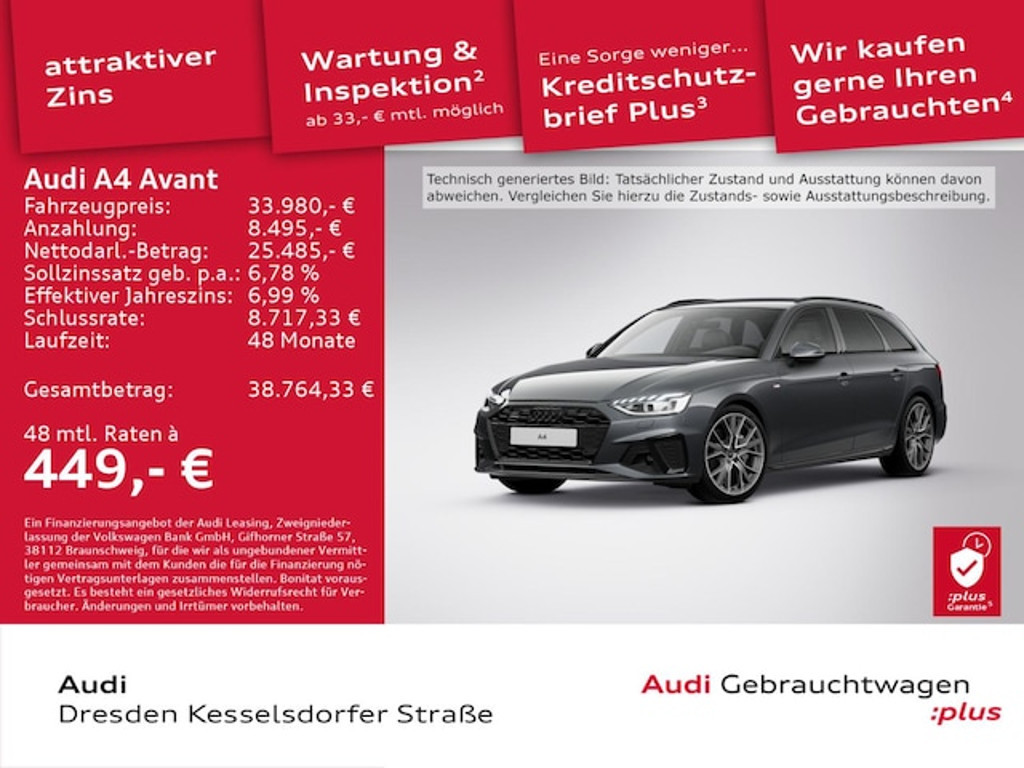 Audi A4 2022 Benzine