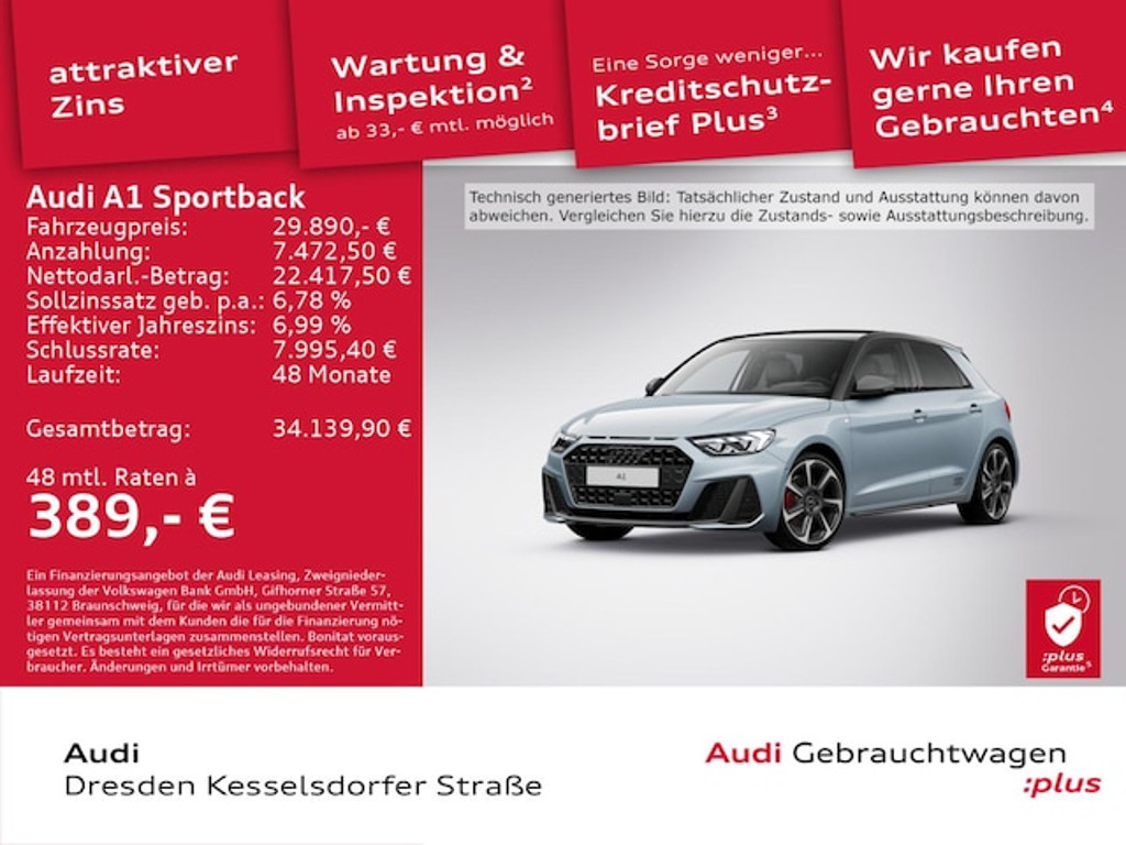 Audi A1 2022 Benzine