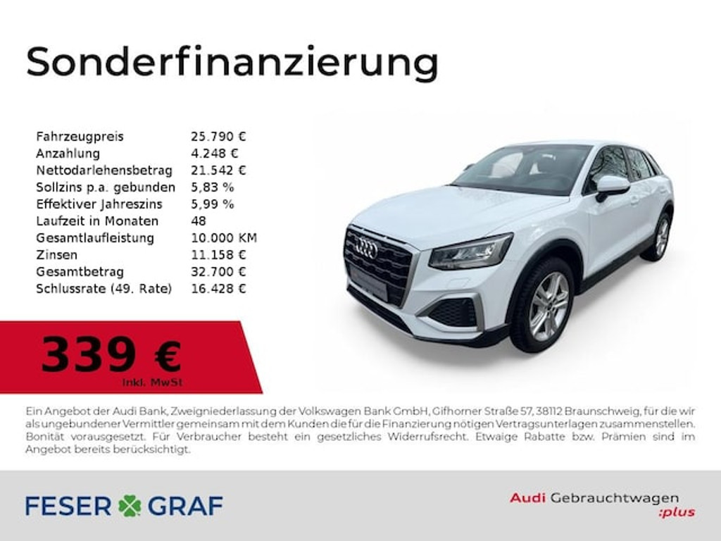Audi Q2 2024 Benzine