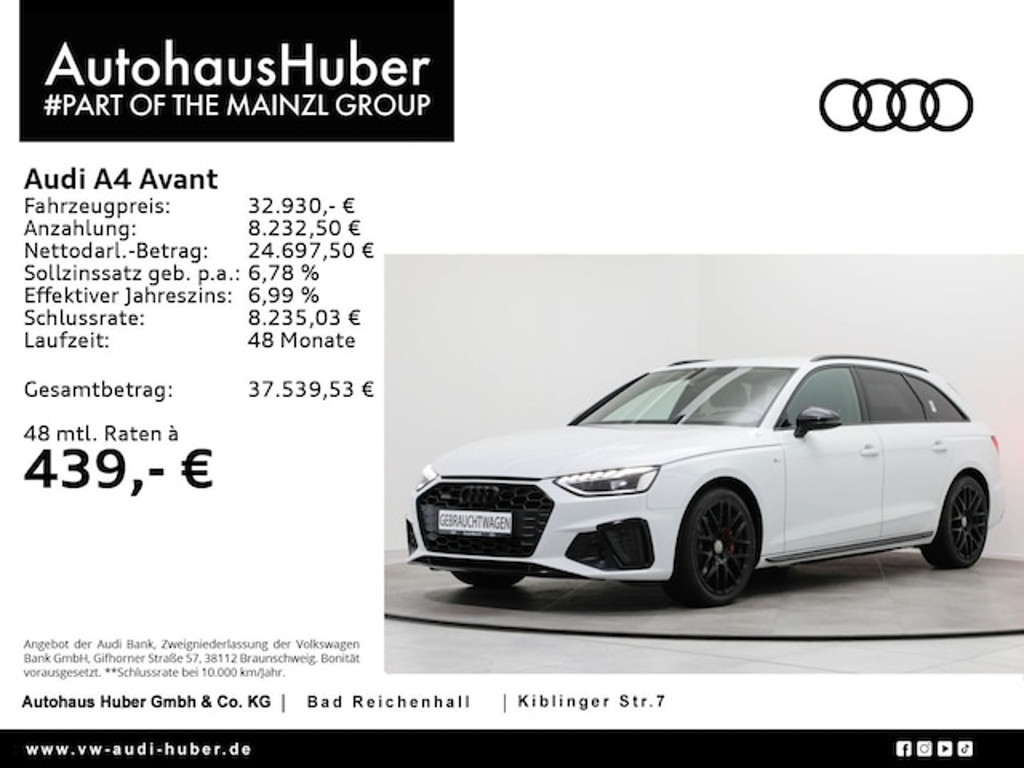 Audi A4 2022 Benzine