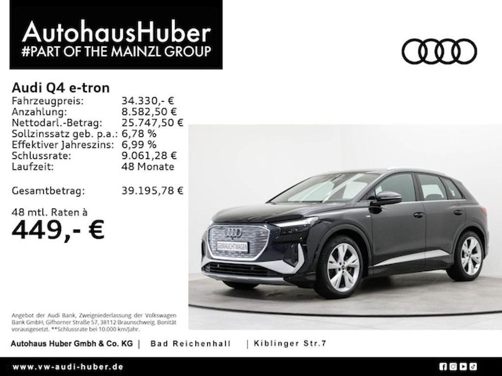 Audi Q4 e-tron 2022 Elektrisch