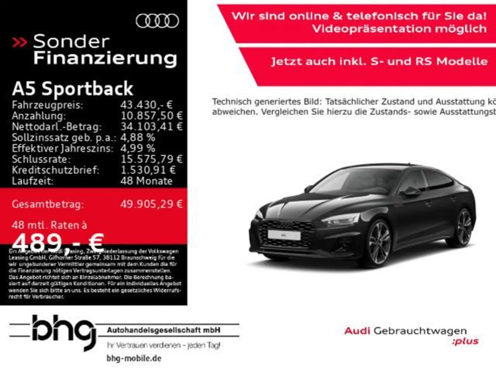 Audi A5 2023 Benzine