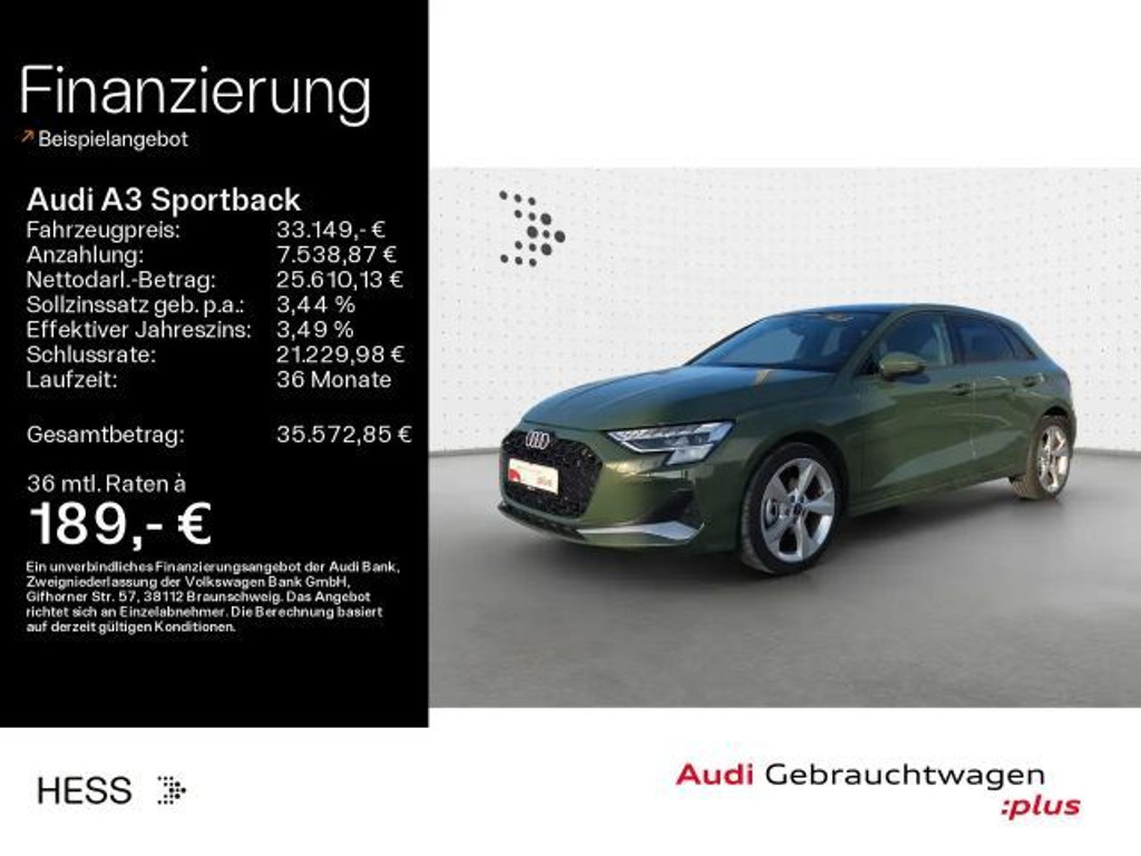 Audi A3 2025 Benzine