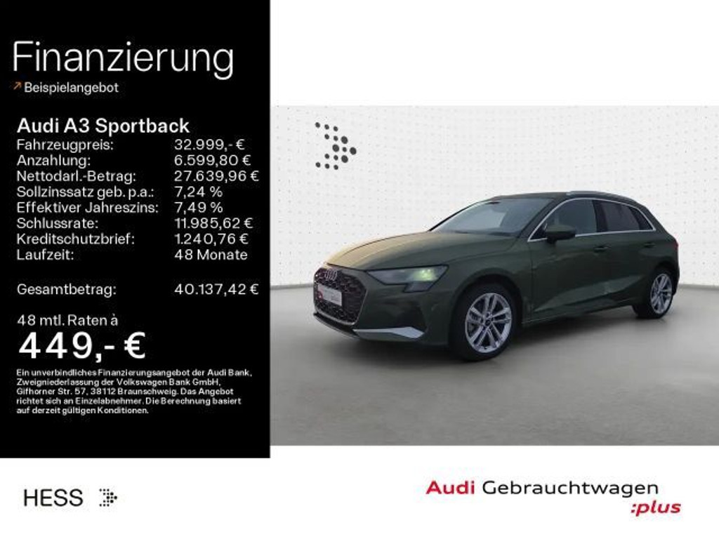 Audi A3 2025 Benzine