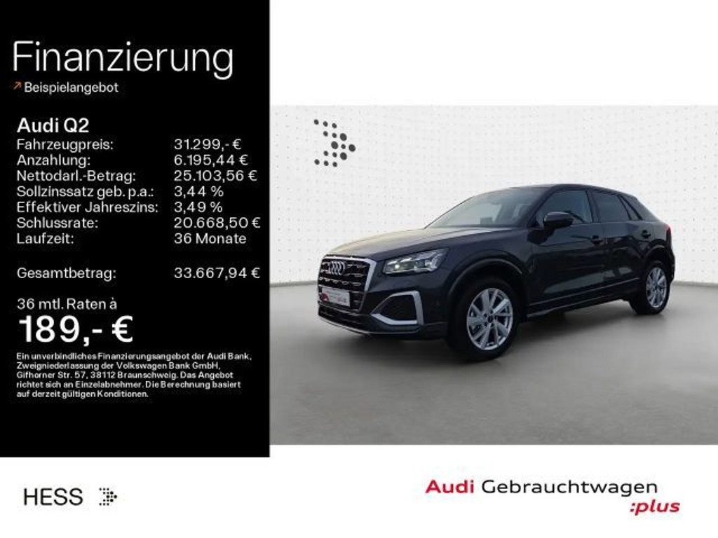 Audi Q2 2025 Benzine