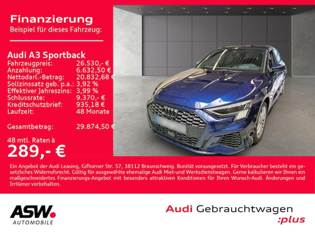 Audi A3 2022 Hybride Benzine