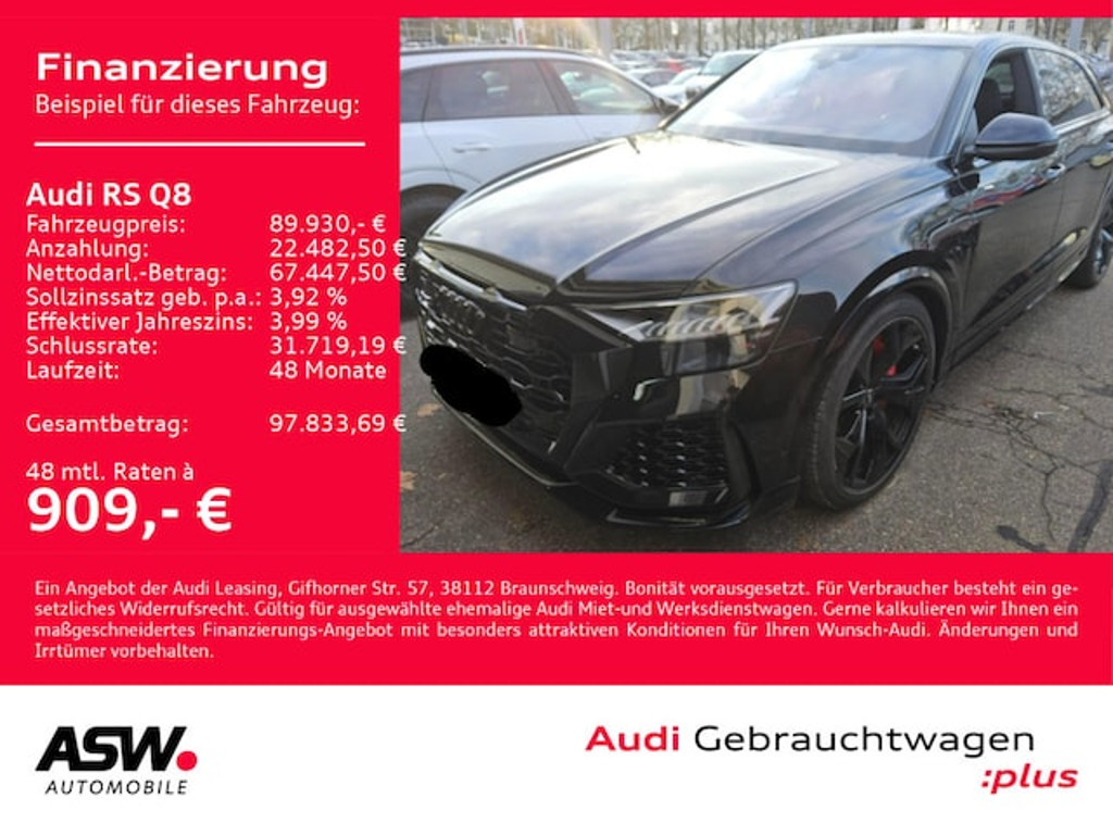 Audi RS Q8 2021 Benzine