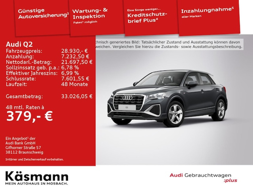 Audi Q2 2022 Benzine