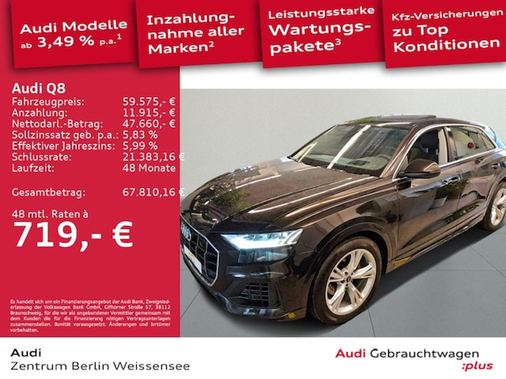 Audi Q8 2022 Benzine