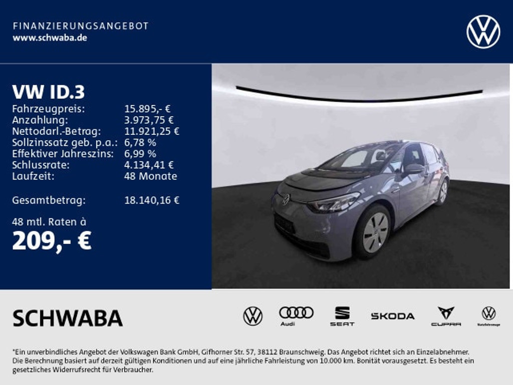 Volkswagen ID.3 2021 Elektrisch