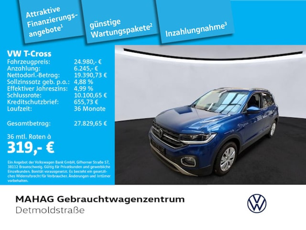 Volkswagen T-Cross 2022 Benzine