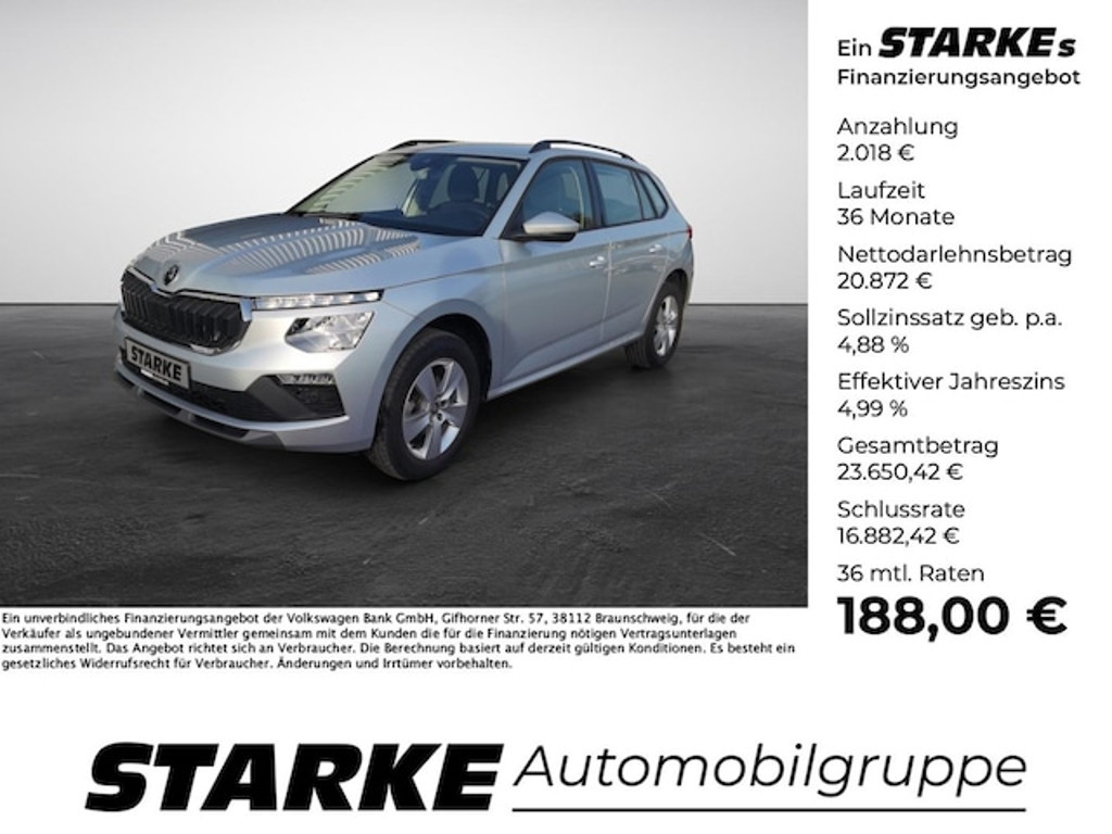 Skoda Kamiq 2025 Benzine