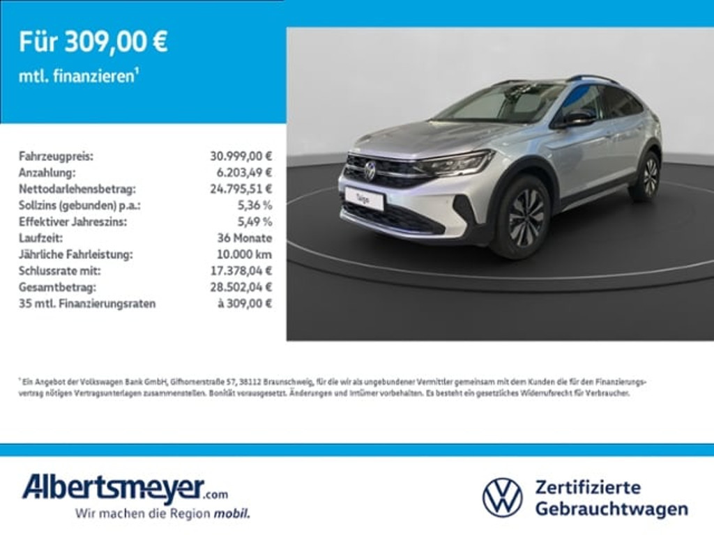 Volkswagen Taigo 2025 Benzine