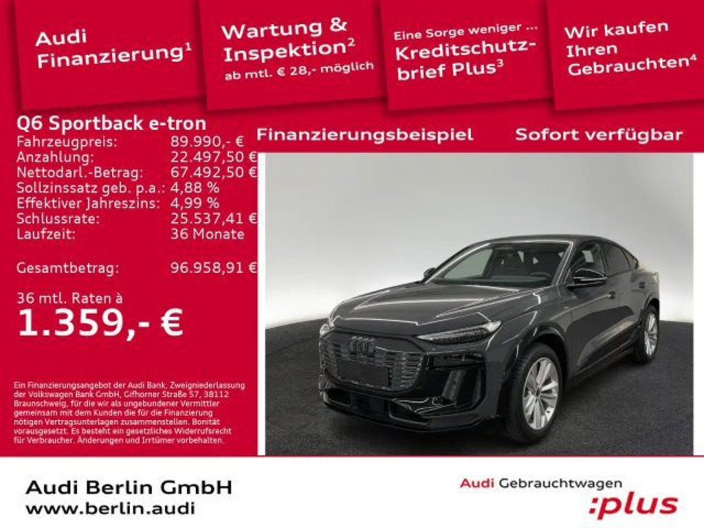Audi Q6 e-tron 2025 Elektrisch