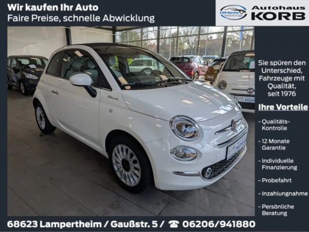 Fiat 500C 2022 Benzine