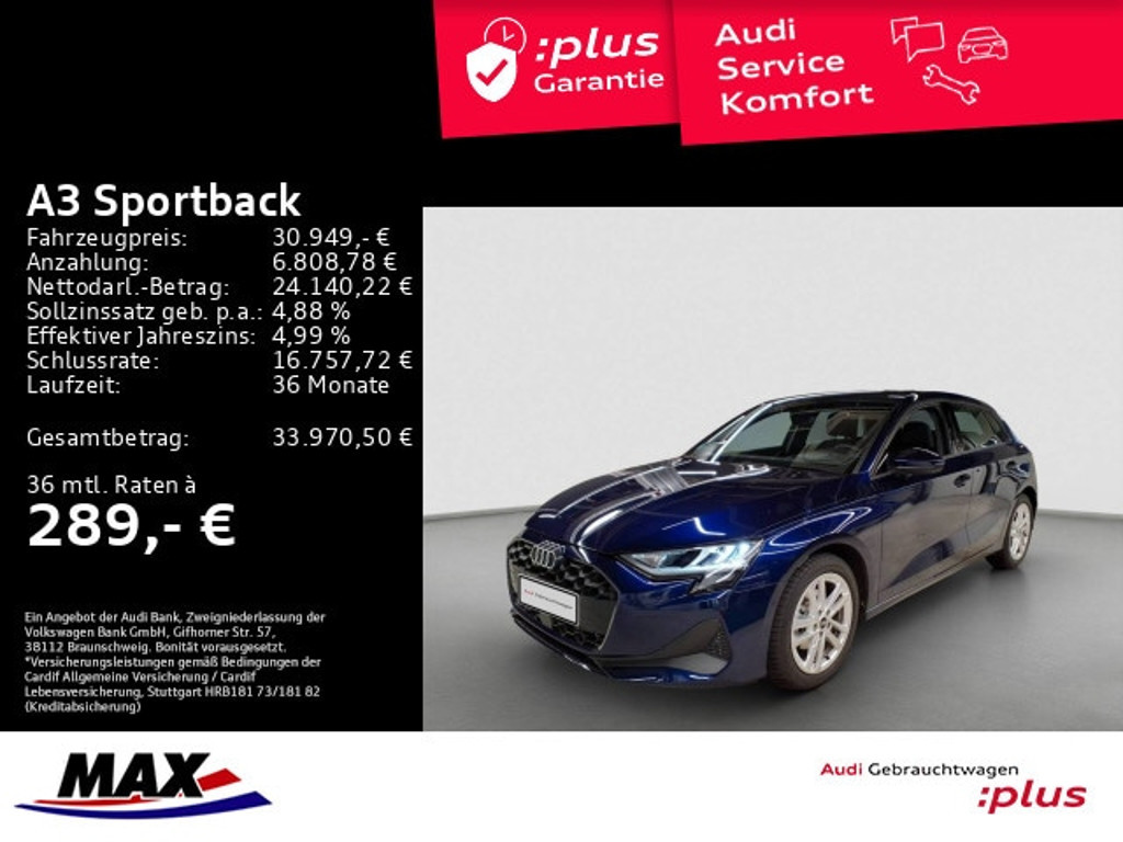 Audi A3 2025 Benzine