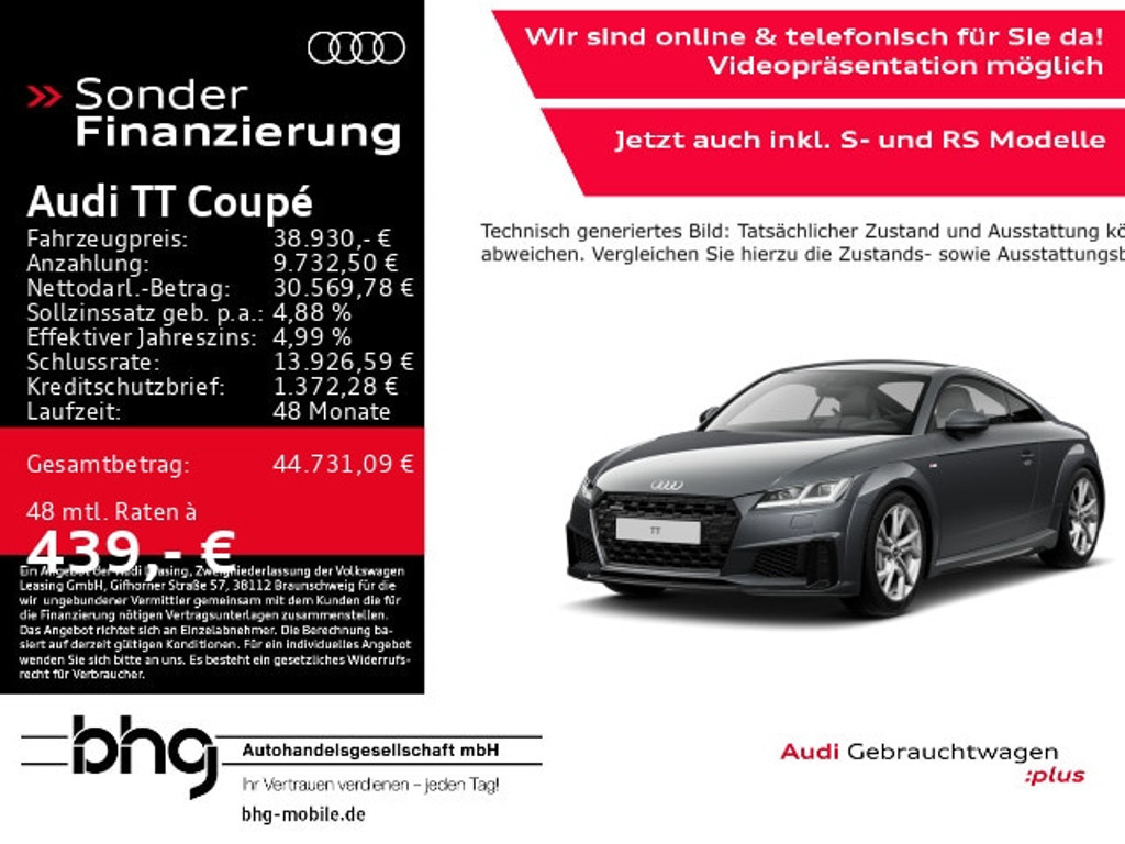 Audi TT 2021 Benzine