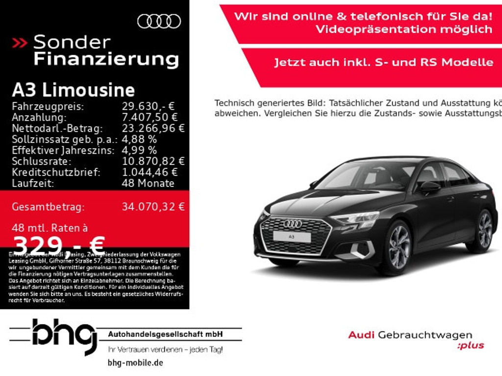 Audi A3 2023 Benzine
