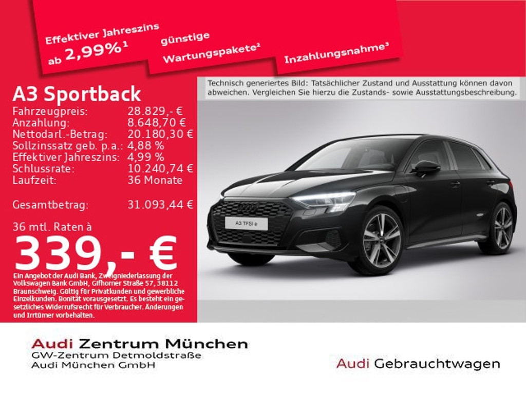 Audi A3 2022 Hybride Benzine