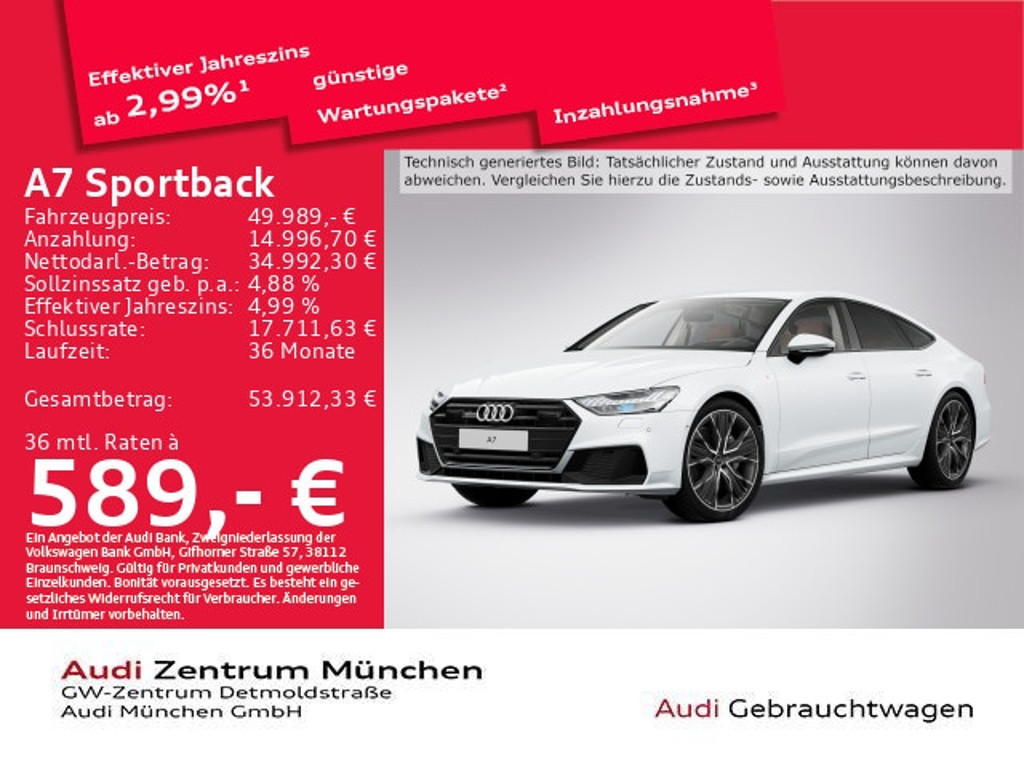 Audi A7 2021 Benzine