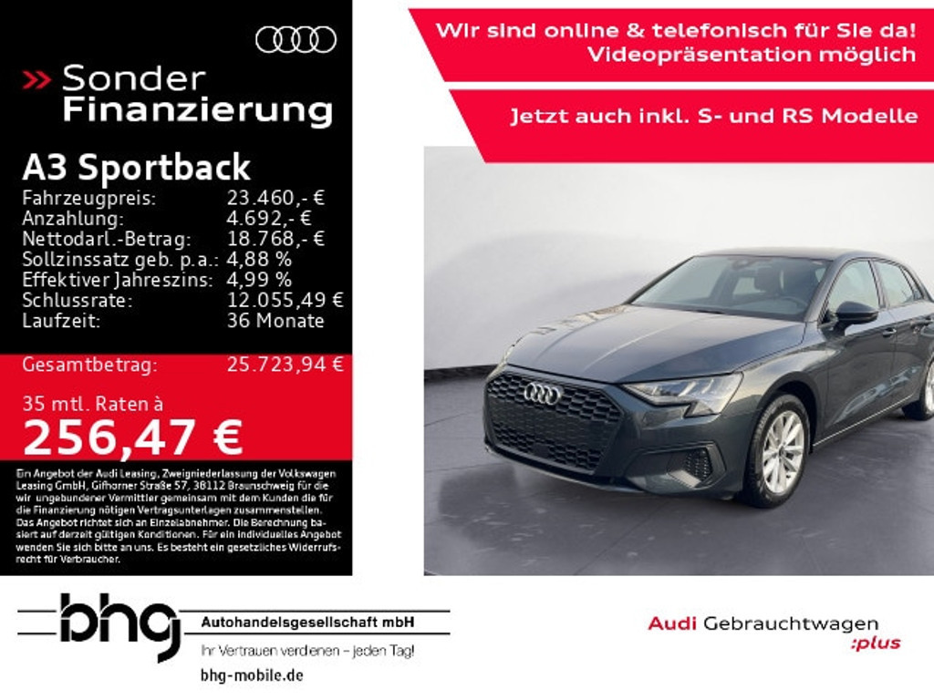 Audi A3 2022 Benzine