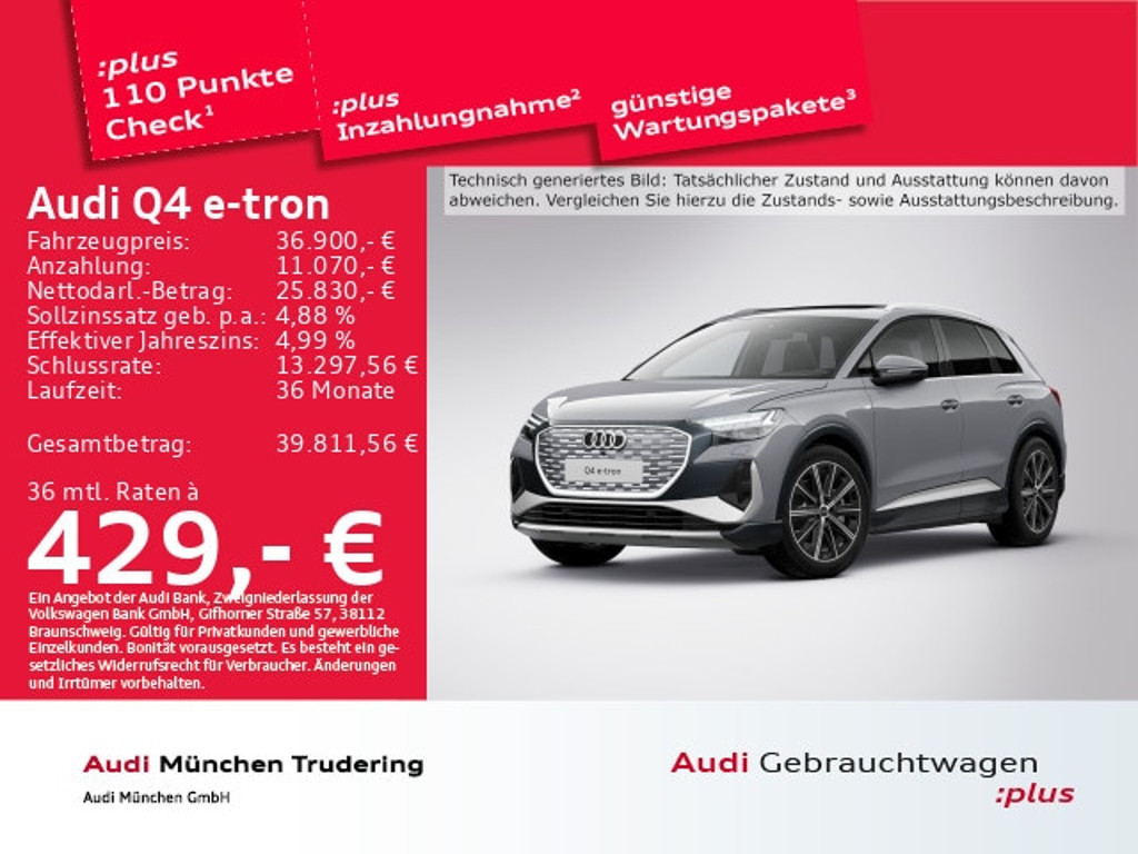 Audi Q4 e-tron 2022 Elektrisch