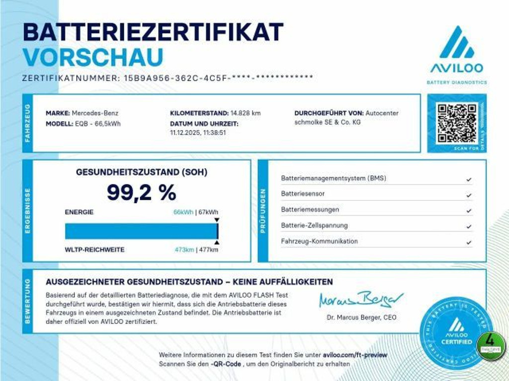 Mercedes-Benz EQB 2024 Elektrisch