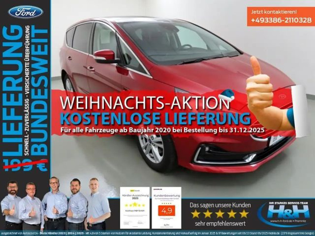 Ford S-Max 2022 Hybride Benzine