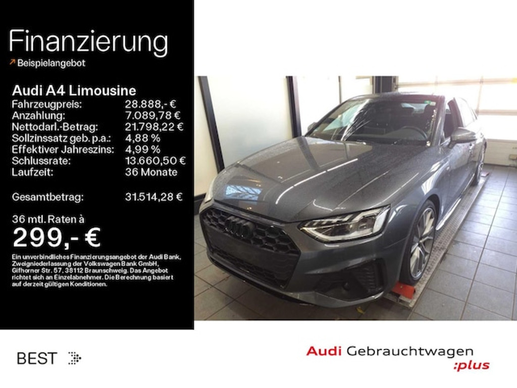Audi A4 2022 Benzine