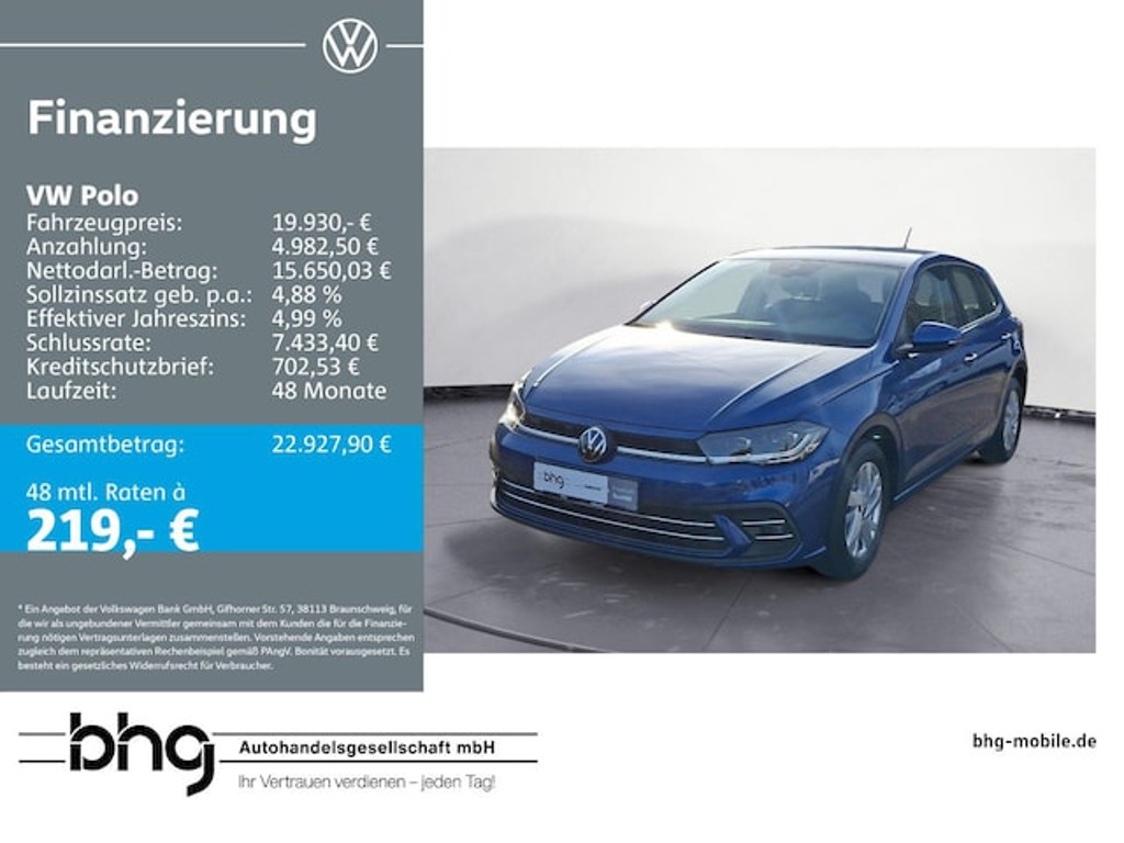 Volkswagen Polo 2023 Benzine