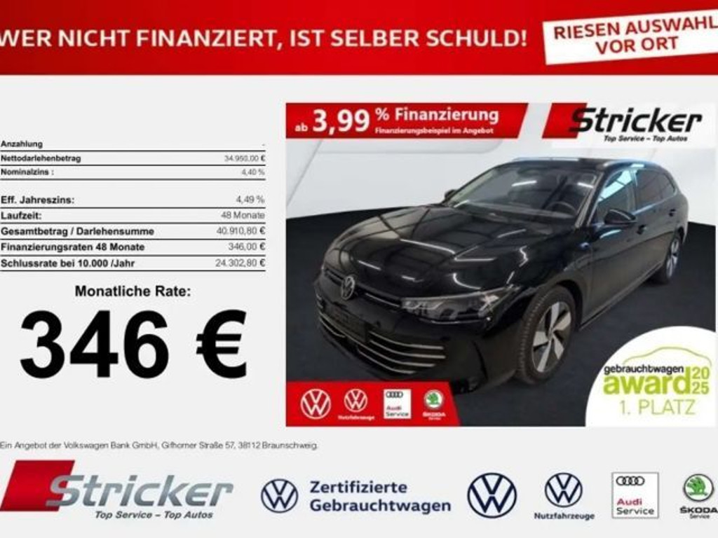 Volkswagen Passat 2025 Hybride Benzine
