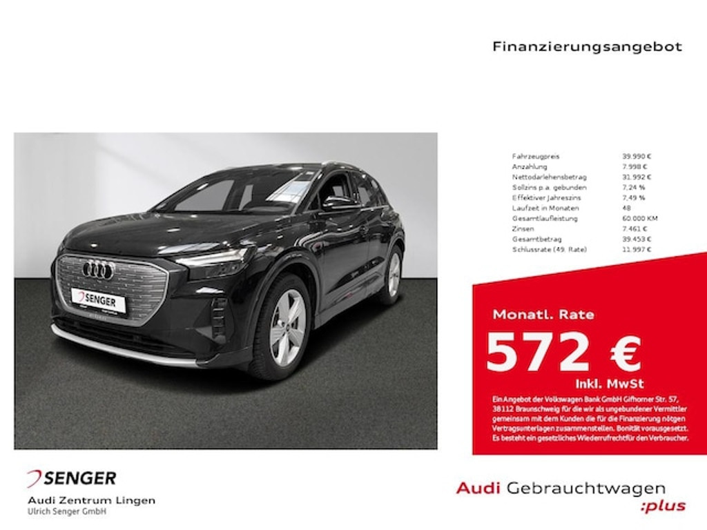 Audi Q4 e-tron 2023 Elektrisch
