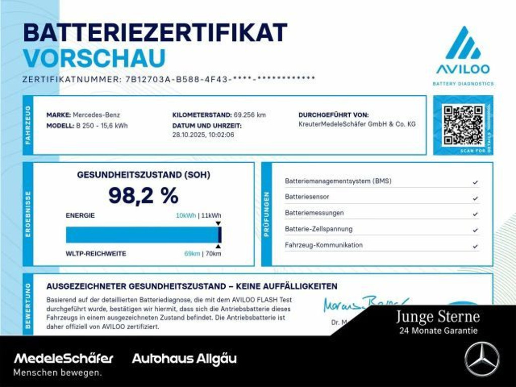Mercedes-Benz B-Klasse 2021 Hybride Benzine