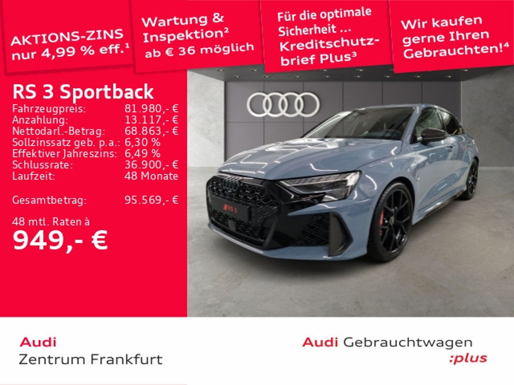 Audi RS3 2025 Benzine
