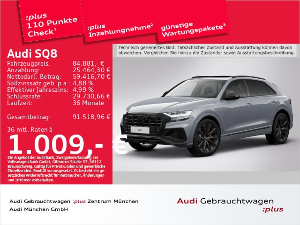 Audi SQ8 2022 Benzine