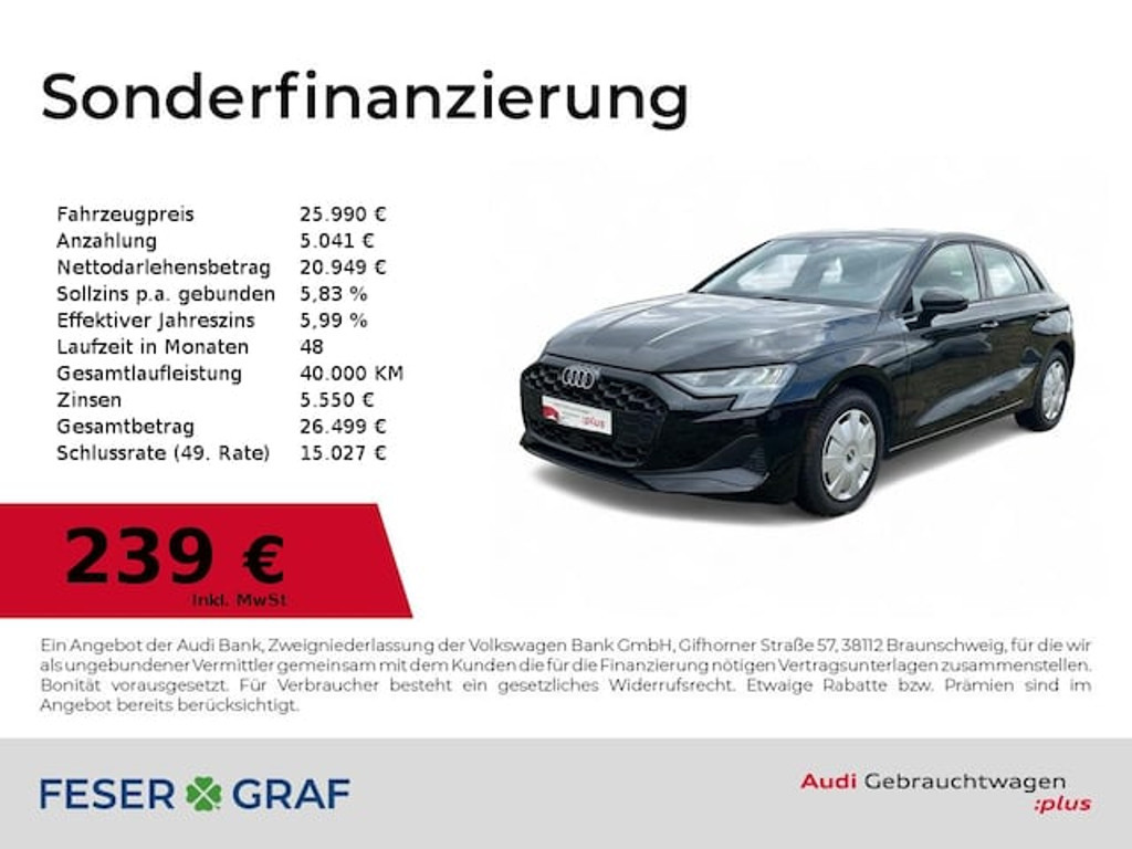 Audi A3 2024 Benzine
