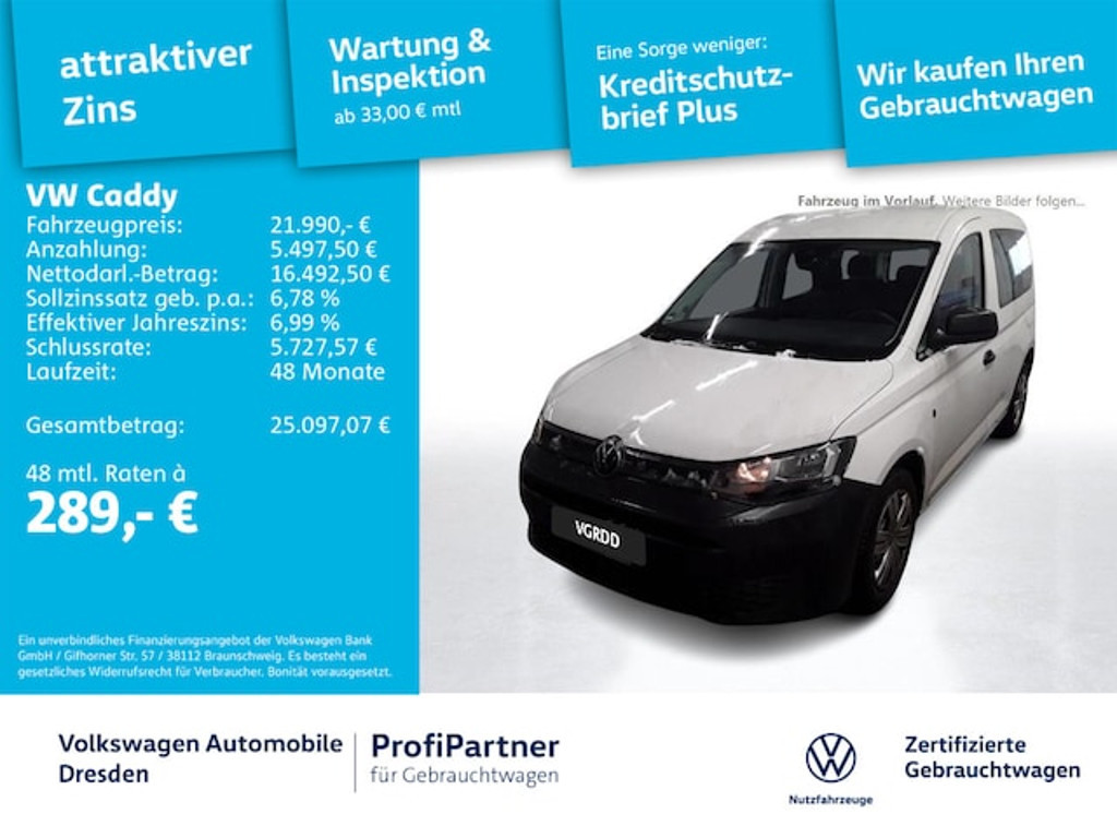 Volkswagen Caddy 2021 Benzine