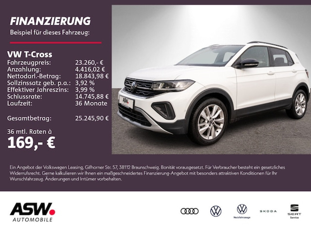 Volkswagen T-Cross 2025 Benzine